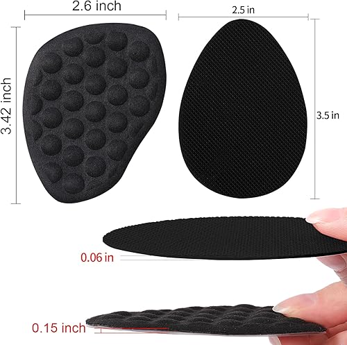 Miniatura 4 de GQTJP Almohadillas metatarsianas, almohadillas cómodas de tacón alto e inserciones de talón para mujeres, almohadillas de talón para zapatos