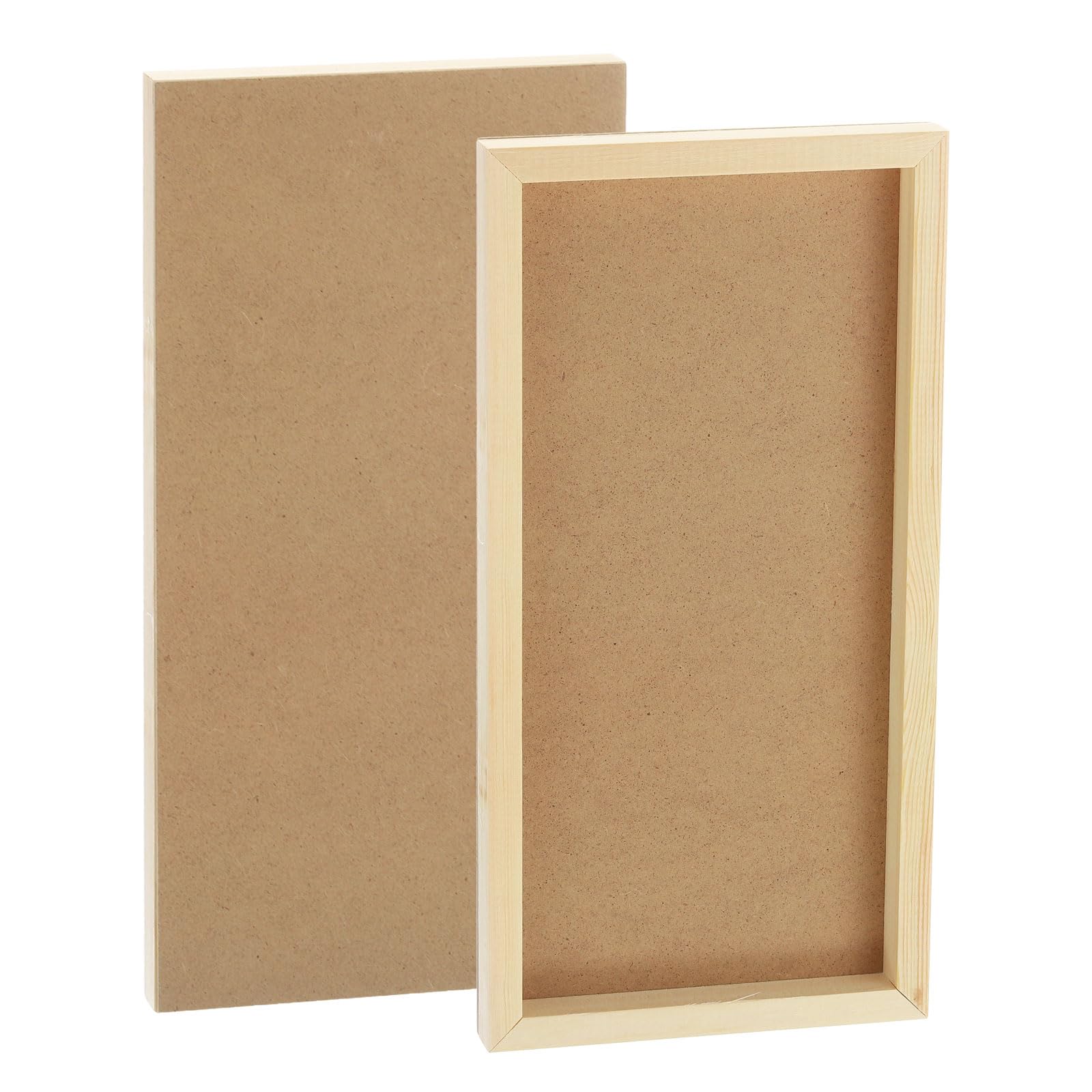 Panel de lienzo de madera 12x6" para pintura de vertido PATIKIL tableros de pino DIY pack de 4