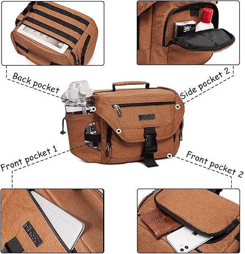 Miniatura 7 de Scorlia Lonchera grande para hombres y mujeres, lonchera a prueba de fugas para oficina, trabajo, escuela, picnic, senderismo, playa, bolsa de mano