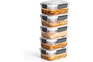5 Cup Plastic Food Storage Containers