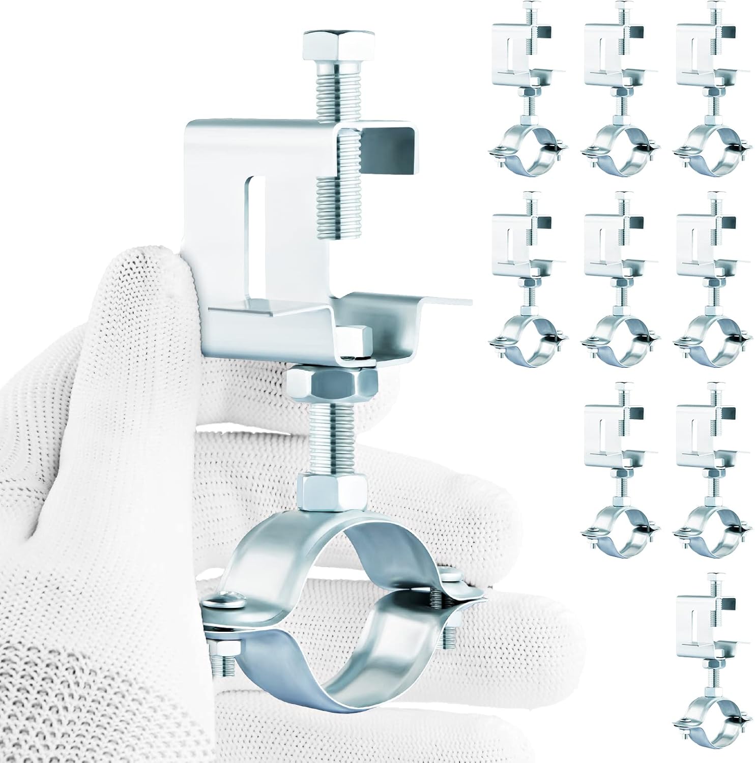 Conduit Hanger with Beam Clamp, Pipe Support Bracket Clamp, Cable Clamp