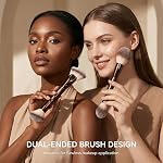 MAGEFY Makeup Brushes 22-in-12 Professional Makeup Brush Set Double-End Make Up Brushes for Powder Concealers Eye Shadows Blush with Gift Box (Coffee Brown)