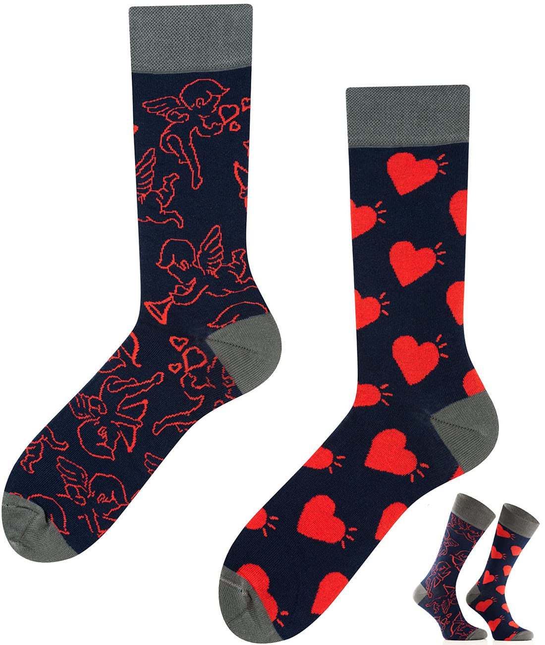 Todo Calcetines Divertidos Hombre y Mujer, Calcetines Fantasia con Motivo, de Colores — view 18