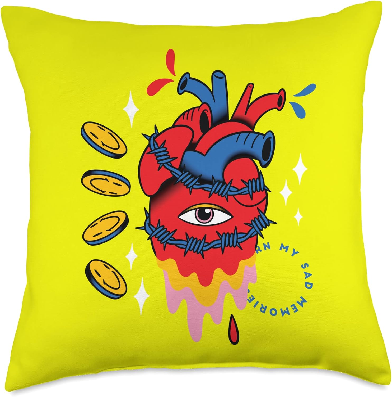 beating heart pillow