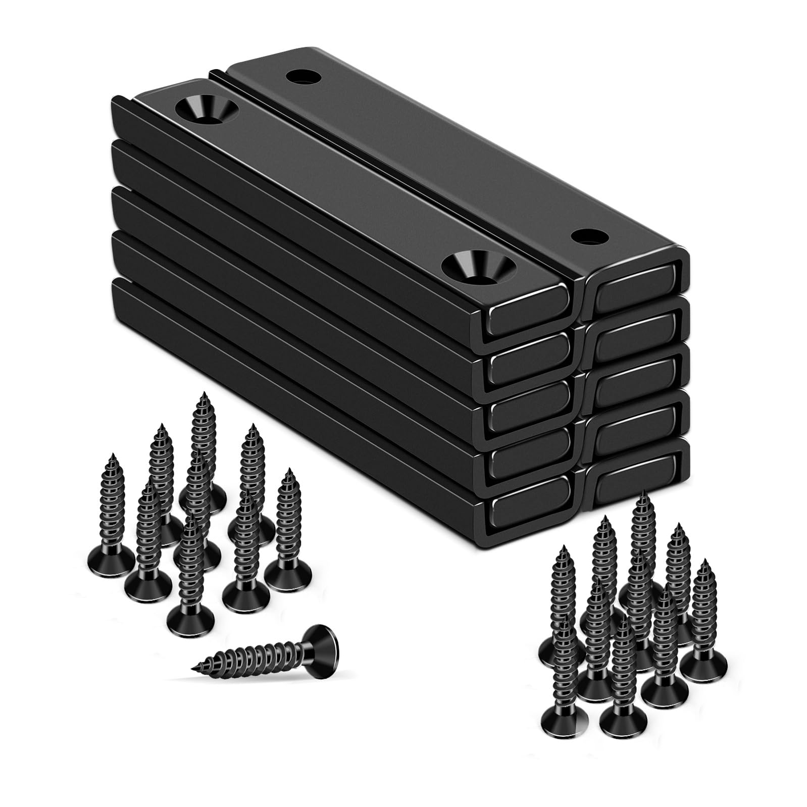 LOVIMAG Neodymium Strong Bar Magnets with Screws Holes 6Pack, 80lbs — Amazon image 9