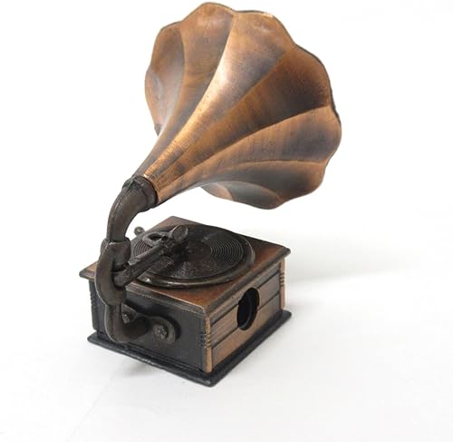 Miniatura 4 de Sacapuntas coleccionable de fonógrafo en miniatura antiguo