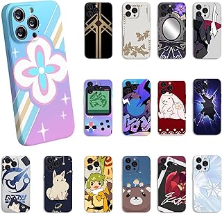 DIROLVON スターレイル スマホケース iPhone ケース 三月なのか 姫子 ヘルタ ゼーレ 多機種対応 指紋防止 滑り防止 防塵 人気 ゲーム グッズ (iPhoneX/XS, 銀狼)