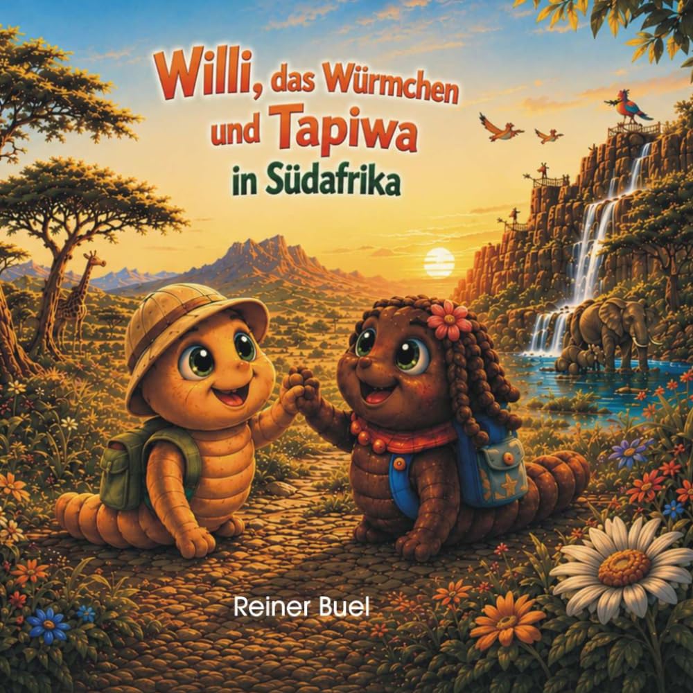 Willi das Würmchen und Tapiwa in Südafrika: Eine liebevolle Geschichte über Freundschaft und Abenteuer