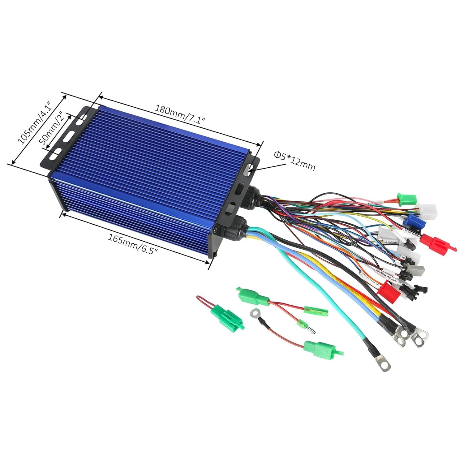 Dimensions of the motor controller