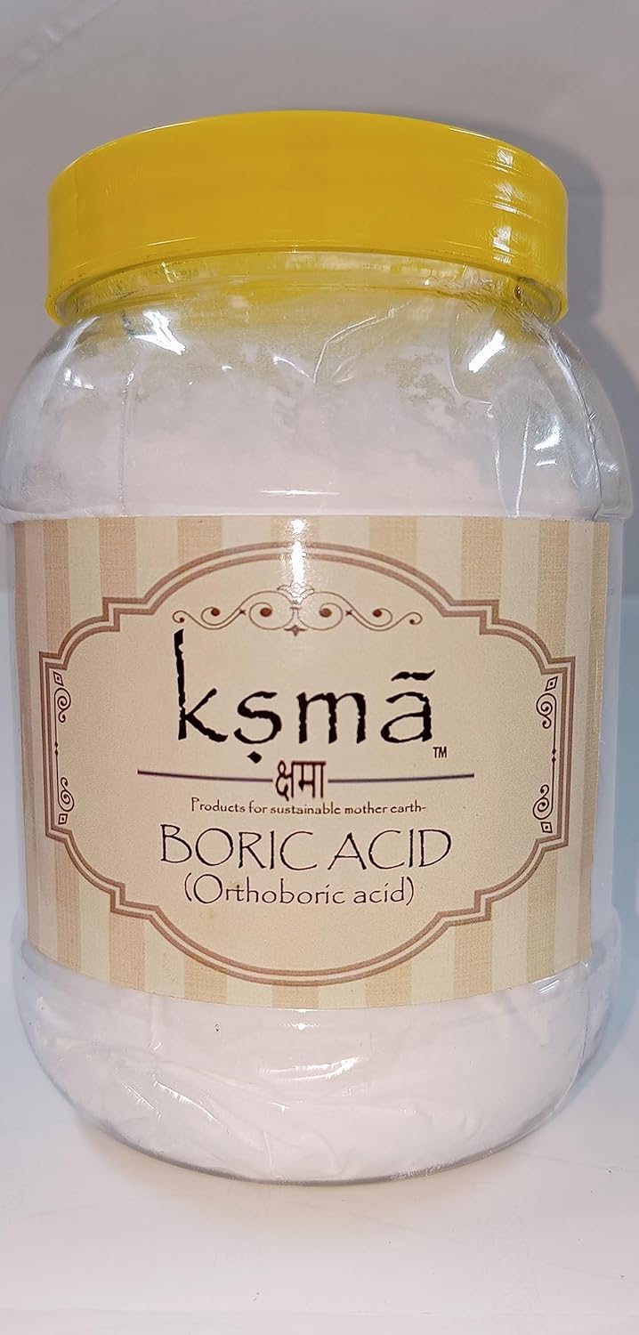 Ksma Boric Acid Powder 400 Grams 100 Pure Insecticide for Cockroach, Rats, Flies, Powder