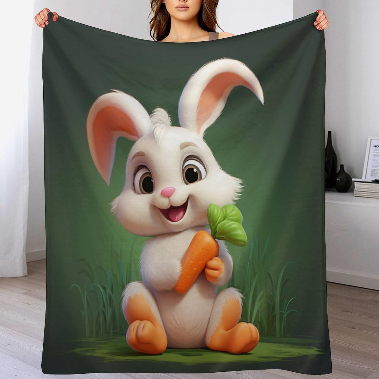 Couverture douce et chaude lapin pour créer un nid douillet aux enfants