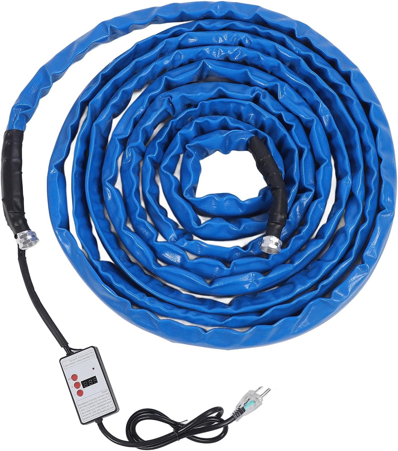 Heated Drinking Water Hose with Thermostat to Water Running in Down to - 40℉, 25FT Heated Drinking Water Hose for RV, 3/4 Inch GHT Adapter, Anti Freeze RV Accessories