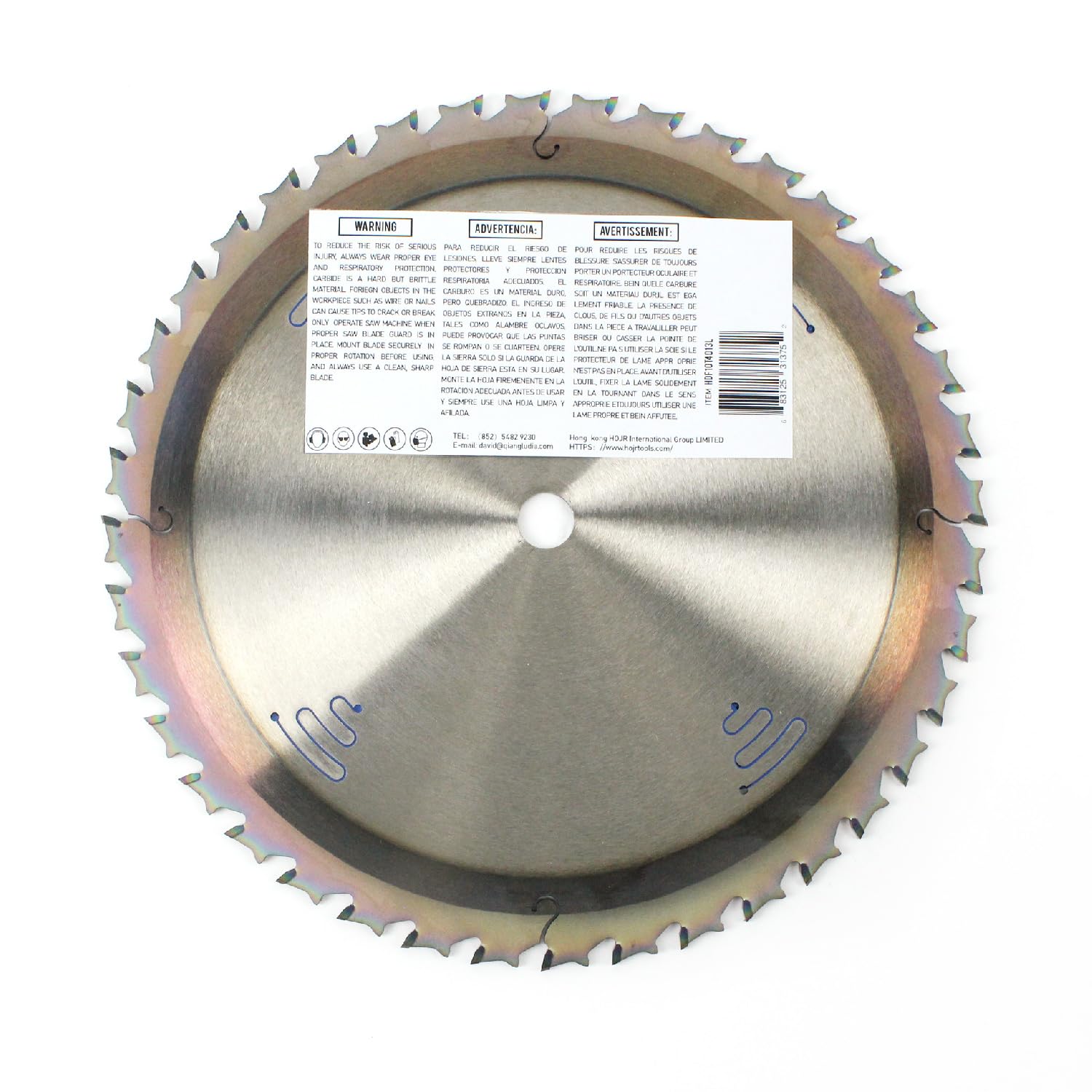 Circular Saw Blade Woodworking TA Series,10" 40-Tooth 5/8" Arbor, Triple Chip Grind Tooth,for Laminate, Melamine, Special Anti-Thermal Adhesion Coating on Cutting Edge, HDF 10" 40T TA