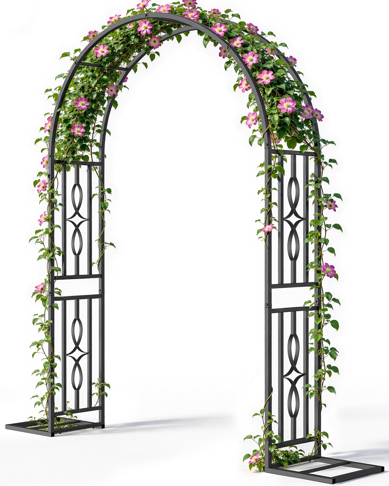 Photo 1 of VOXOR Metal Garden Arch Trellis, 55" W x 87" H
