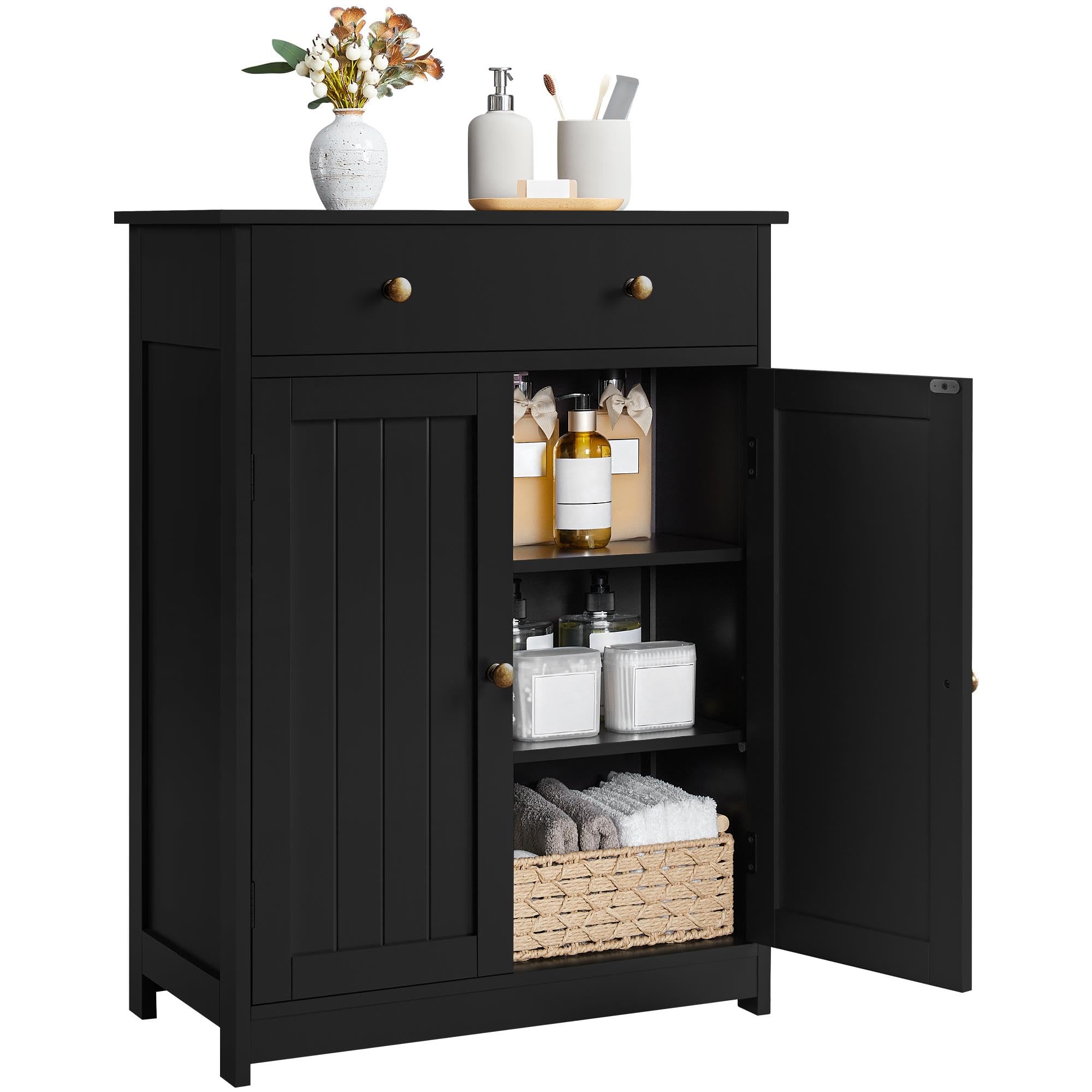 Yaheetech 24" 1-Drawer 2-Door