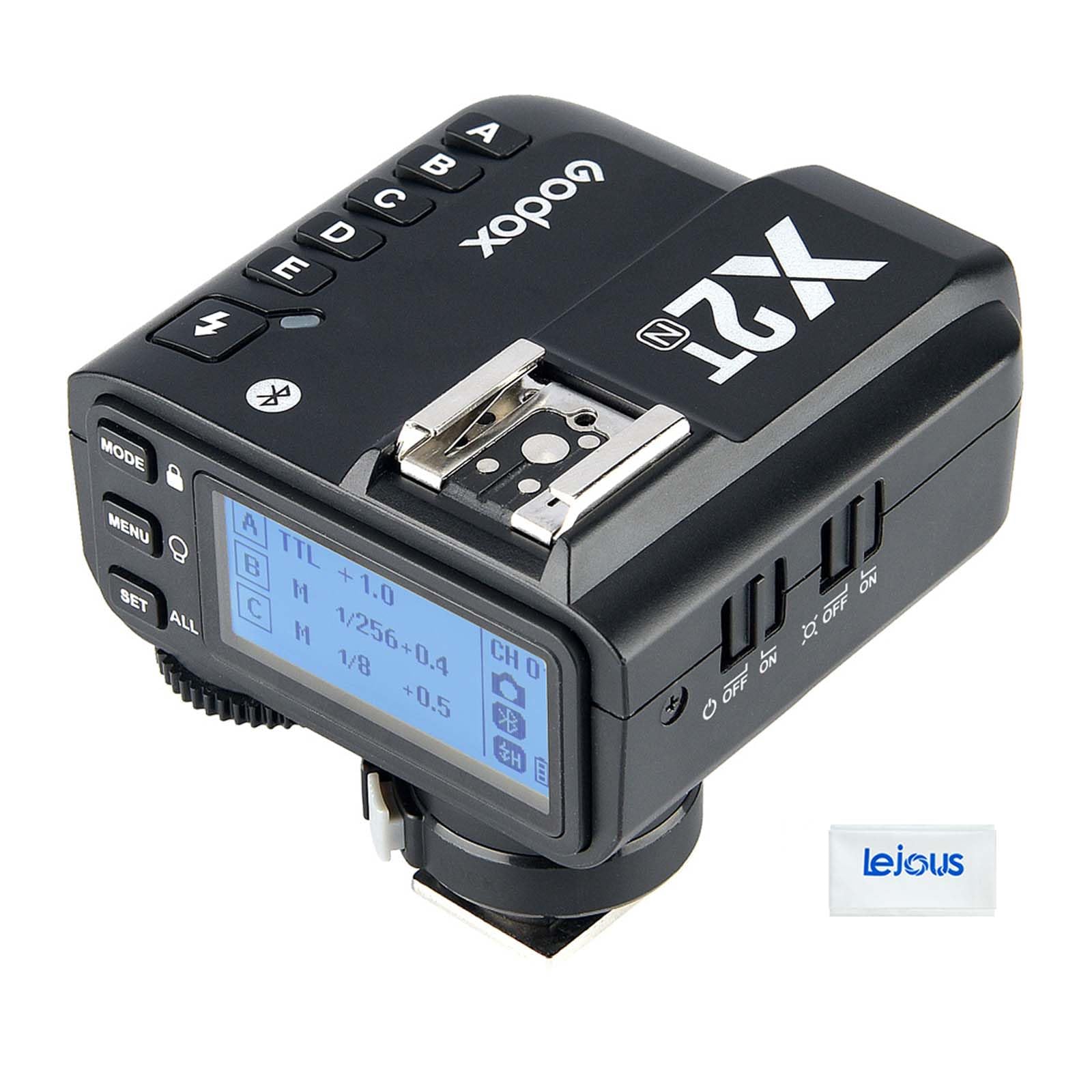Godox X2T-N TTL 2.4G Wireless Flash Trigger compatibile con fotocamere Nikon, alta velocità HSS 1/8000s, funzione TCM, controllo APP con connessione Bluetooth