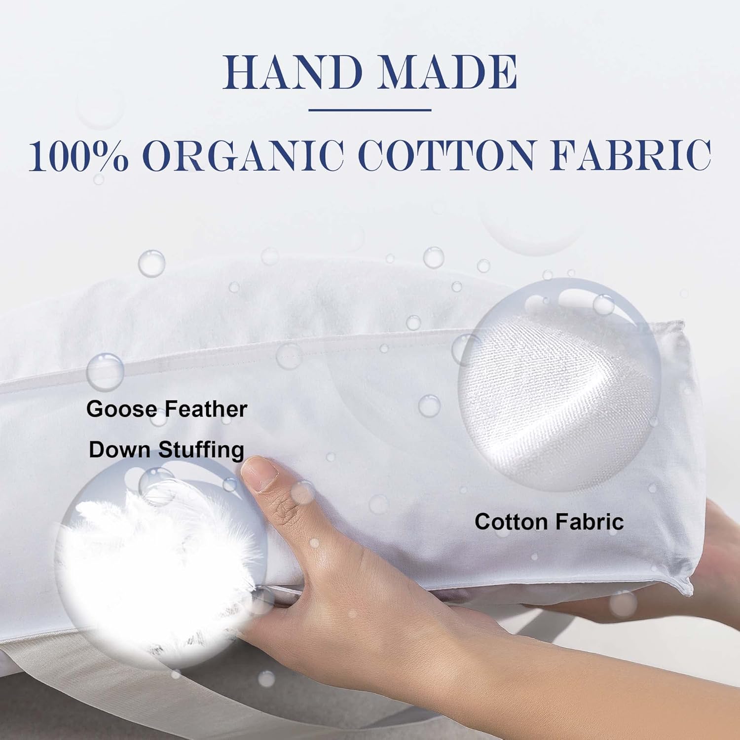 WhatsBedding 5 Inch Goose Down and Feather Bed, Luxury Thick Mattress