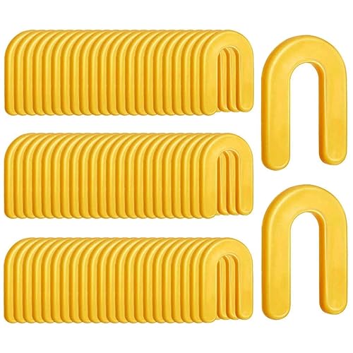 Miniatura 3 de Espaciadores de azulejos de cuñas de herradura de 316 pulgadas, cuñas de plástico estructurales de herradura en forma de U para nivelar, 200 piezas,