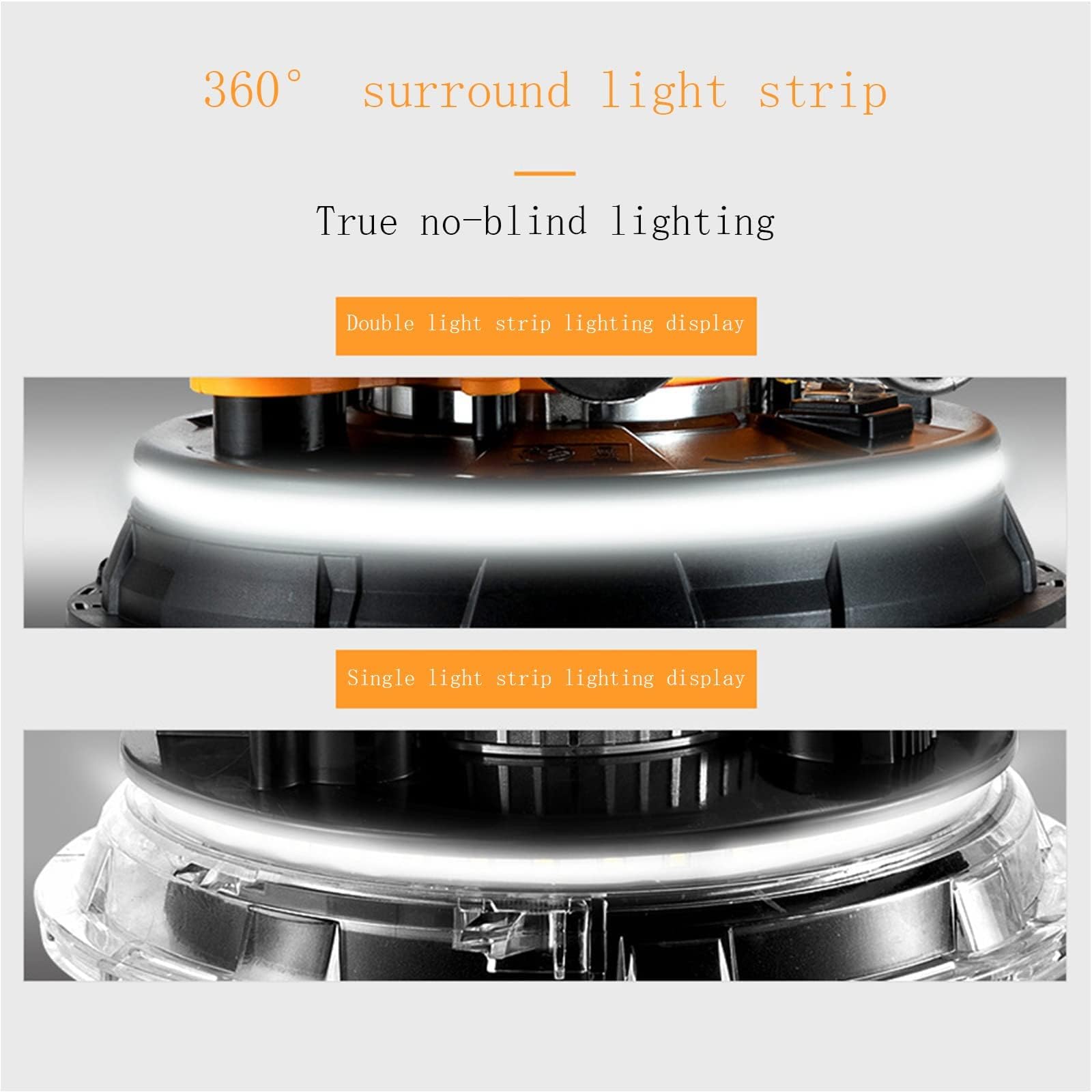 Levigatrice per cartongesso, levigatrice elettrica per pareti da 1100 W, con illuminazione a LED a 360°, tubo di raccolta della polvere esteso, regolazione della velocità a 6 velocità, per levigatur