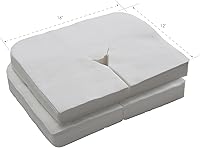 Vista 6 de EarthLite Fundas desechables para reposacabezas faciales – De grado médico, ultra suaves, lujosas, antiadherentes, fundas para reposacabezas