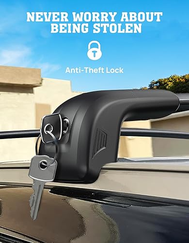 Miniatura 4 de HmmtyRack Barras transversales para techo de automóvil para Hyundai 2019-2023 Palisade SESELXRTLimitedCaligrafía con cerradura, barra transversal de