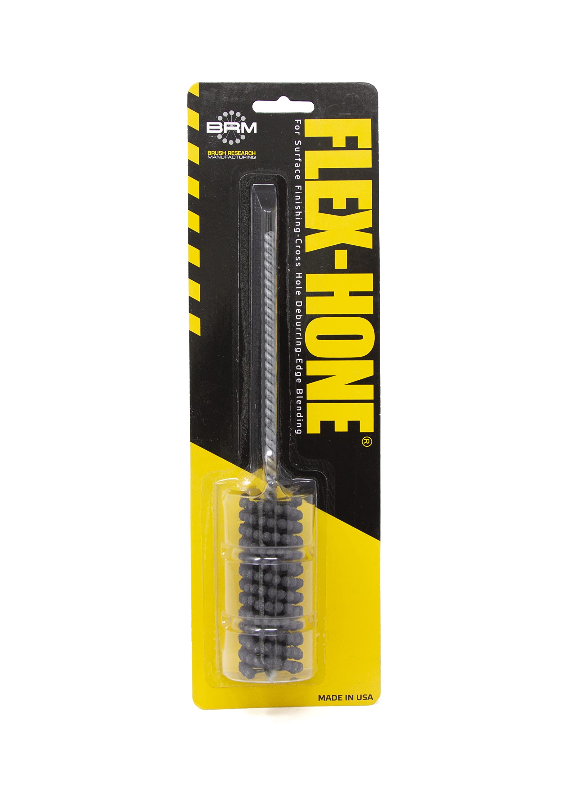 Brush Research BC1516320BC FLEX-HONE®, 15/16" (23.8mm) Diameter, 320 Grit, Boron Carbide, for Medium to High Carbon Steels and Heat-Treated Steels to