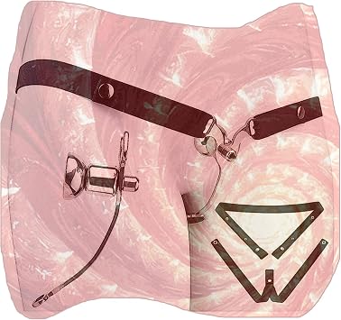 Stainless Steel Flat Protection Cage with Adjustable Waistband, Male Popular Flat Inverted Devices for Cross-Dressing -USLA02 ABlack-3233