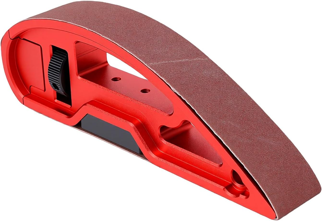 Hyuduo Mini Detail Sanding Kit with Sandpaper Holder, Flat Curved Pointed