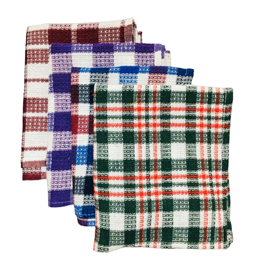 SHOP BY ROOM Cotton Multipurpose Cleaning Cloth - Pack of 4 (40 x 60 cm) (B0CV3MNWG5) Amazon Price History, Amazon Price Tracker