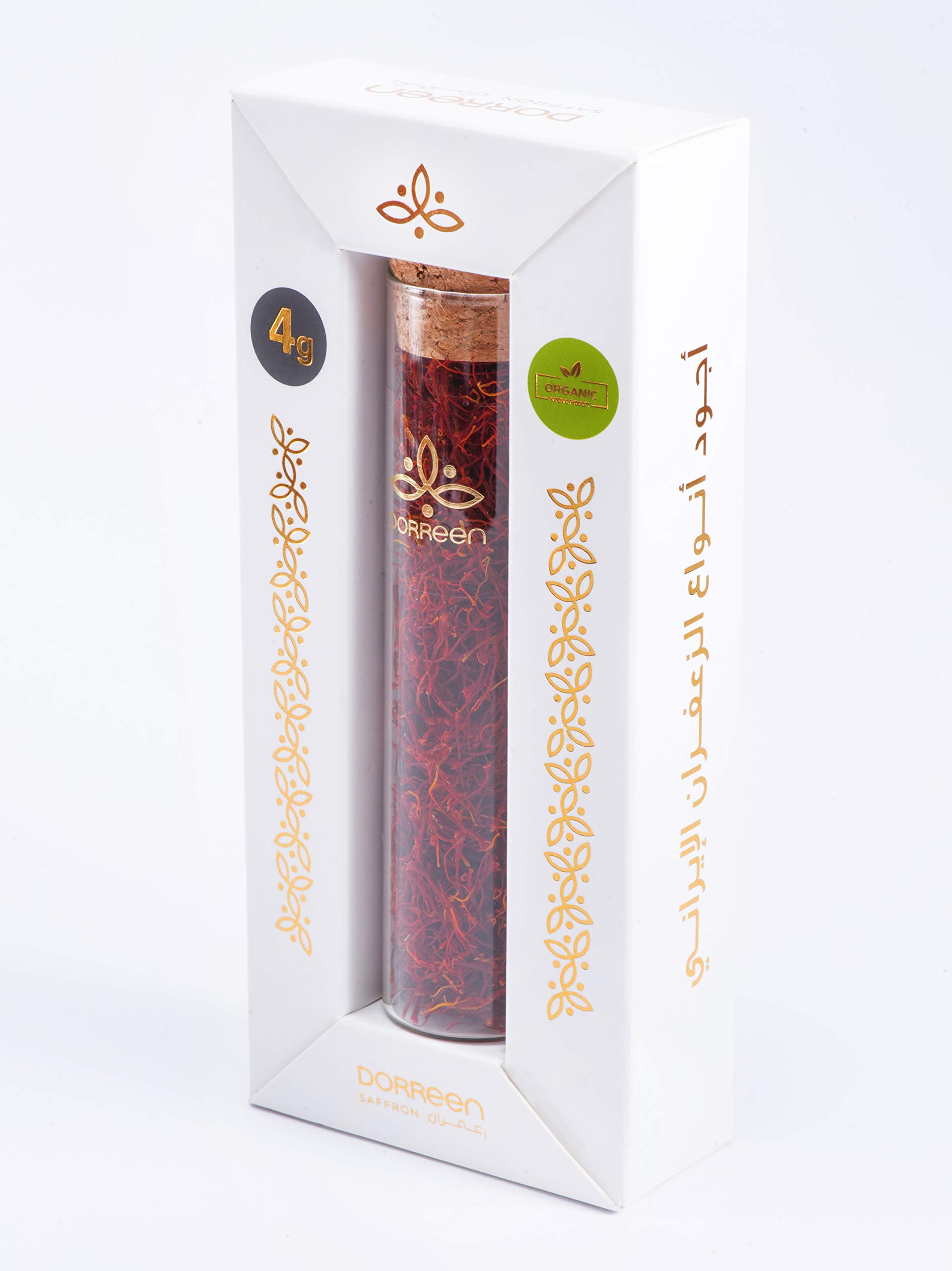 Dorreen Organic Saffron, 4 gm