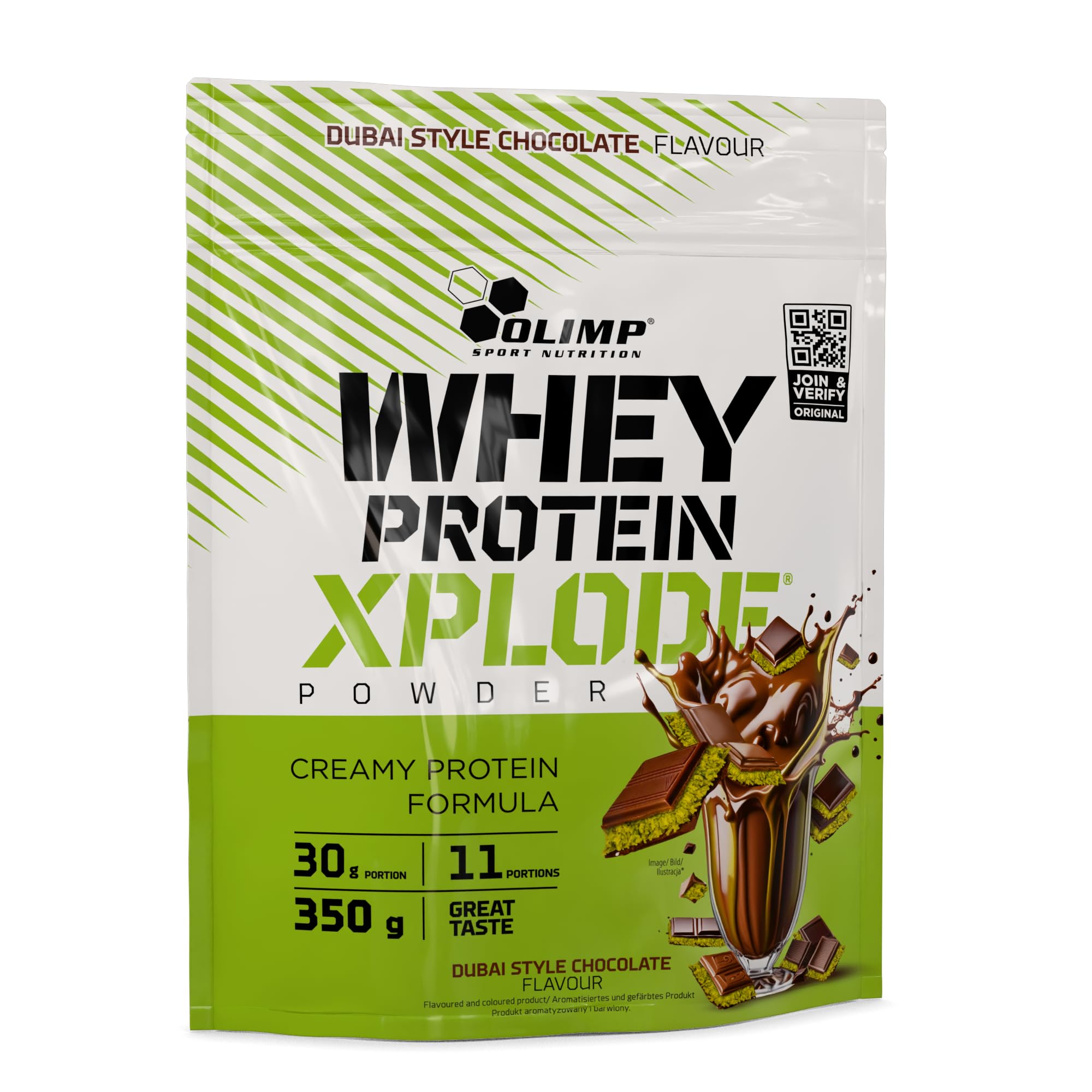 Olimp Whey Protein Xplode Powder - 350g - Dubai Chocolate