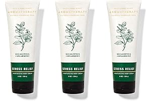 Bath and Body Works Eucalyptus Spearmint Body Cream 3 Pack: Tranquil Moments in Every Bathtime