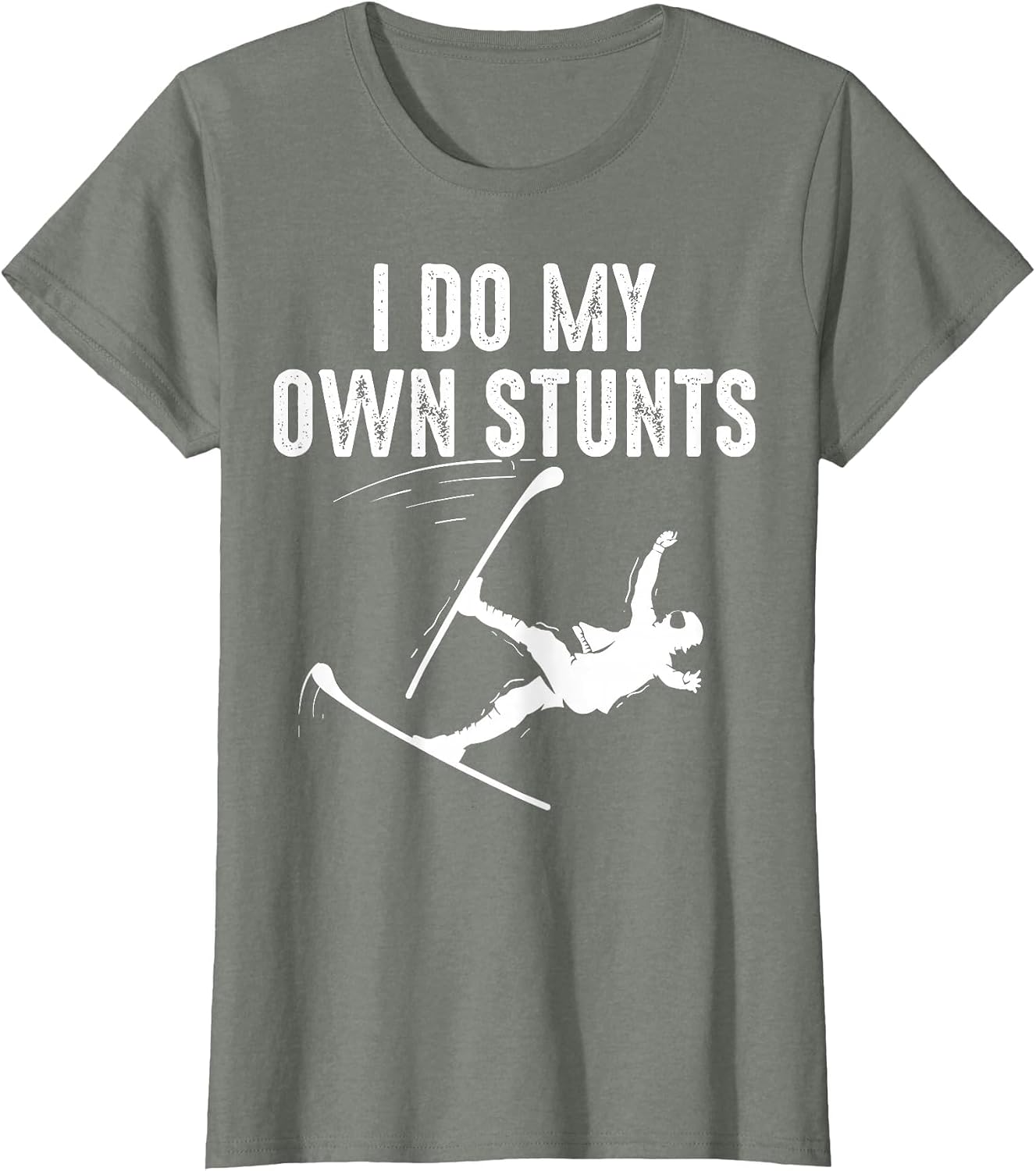 Unique Skiing Art for Men Women Kids Skier Mountain Skiing T-Shirt image 5