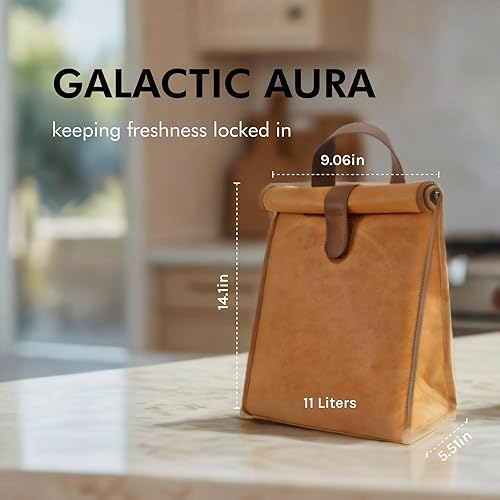 Miniatura 7 de Lonchera de gran capacidad para mujereshombres, resistente al agua, aislada, reutilizable, de material de papel, para el trabajo, oficina, picnic,