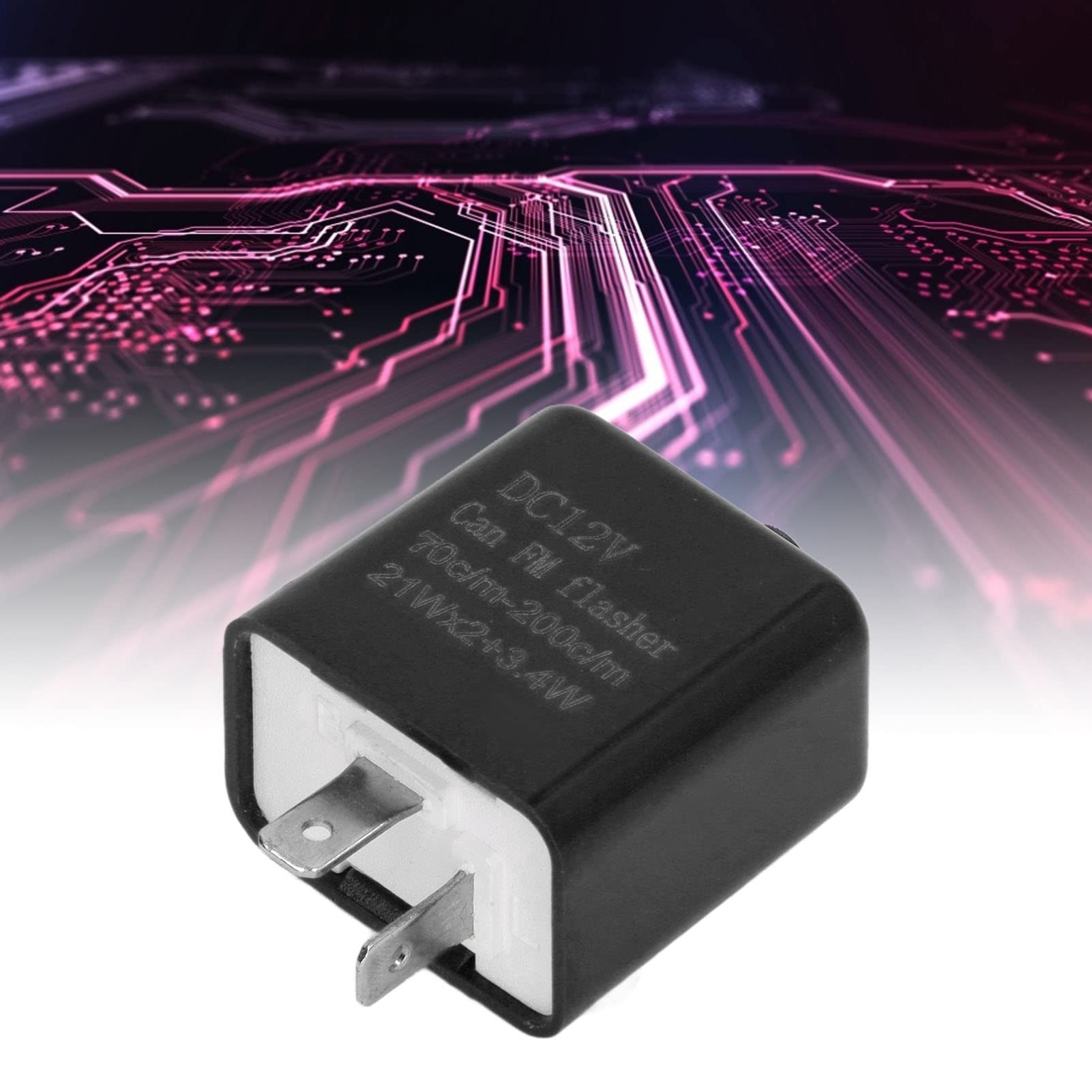12v 2- pins justerbar frekvens led blinklys relé m... - Vicedeal