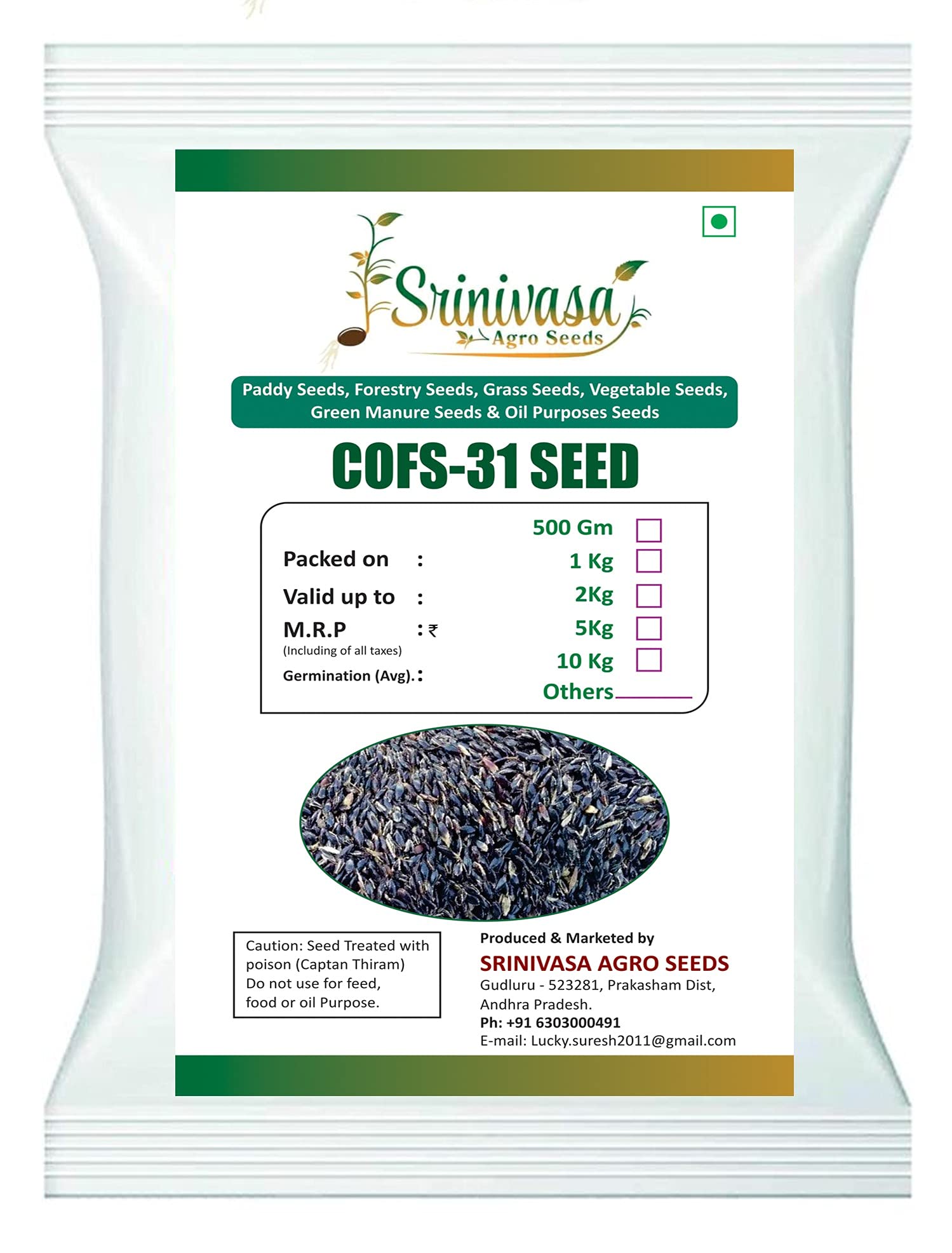 Srinivasa Agro Seeds Cofs-31 Seeds, 1kg (B09FLSQYV7) Amazon Price History, Amazon Price Tracker