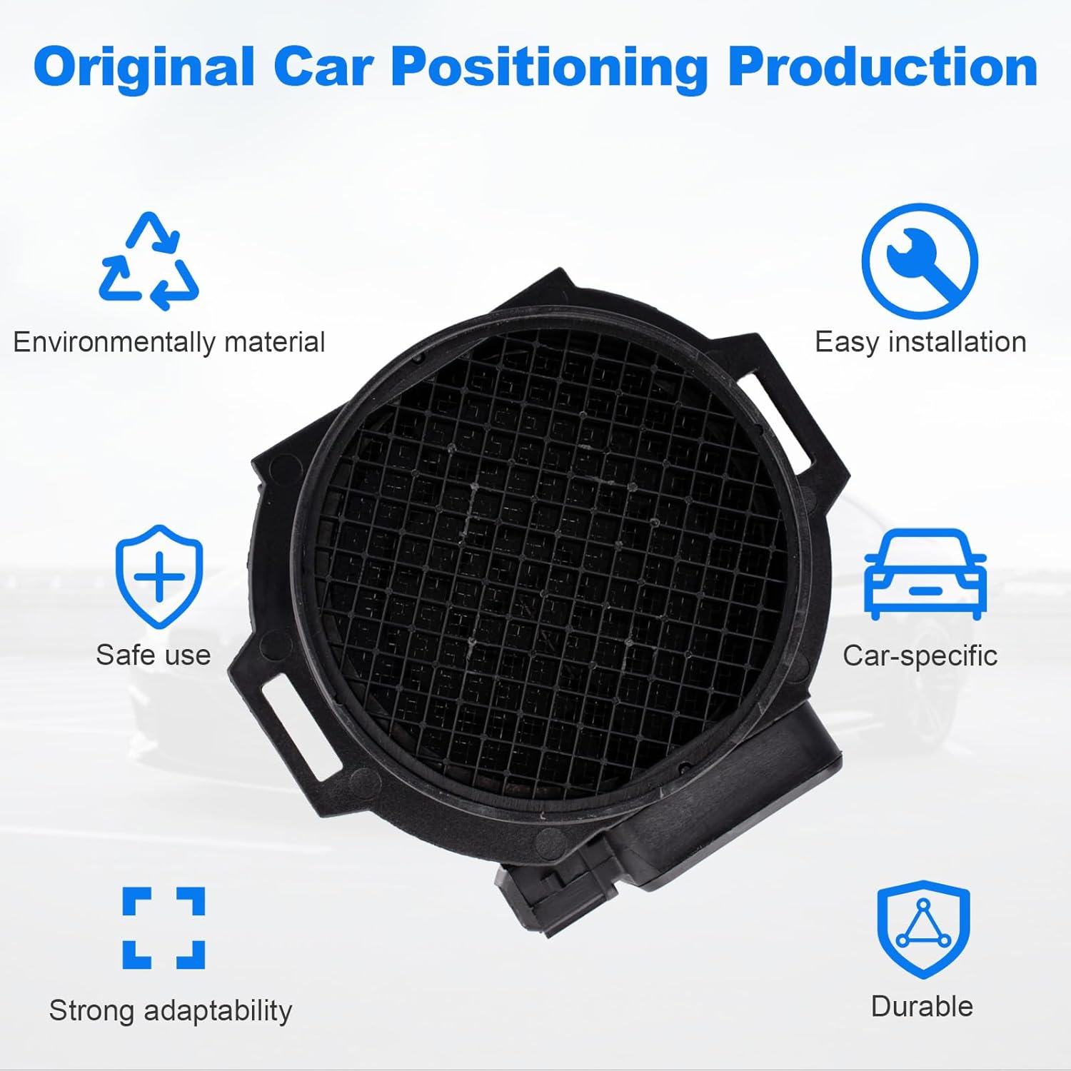 Mass Air Flow Sensor Meter [3-Pins] Compatible with BMW 323i 1999-2000, 325i 2001-2003, 328i 1999-2000, 525i 2001-2003, 528i 1999-2000, 325Ci 2001-2003, 2.5L 2.8L, Replace# 13621432356