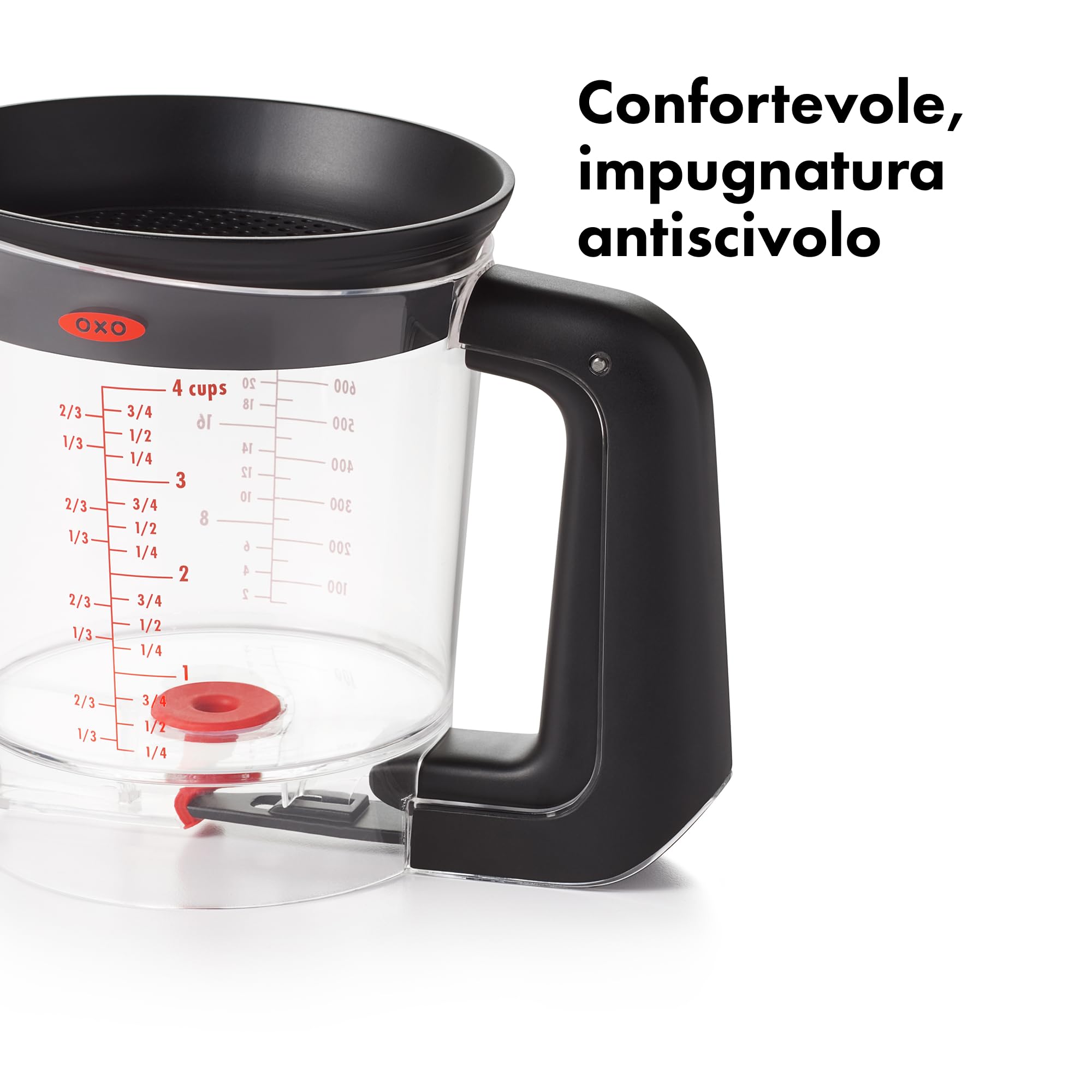 OXO Good Grips Contenitore Twist & Stack: 550 ml: 2-Pack: Ermetico, Resistente alle Macchie, Impilabile + Coperchi Universali + Design Compatto + Facile da Pulire (Contenitori Ermetici)