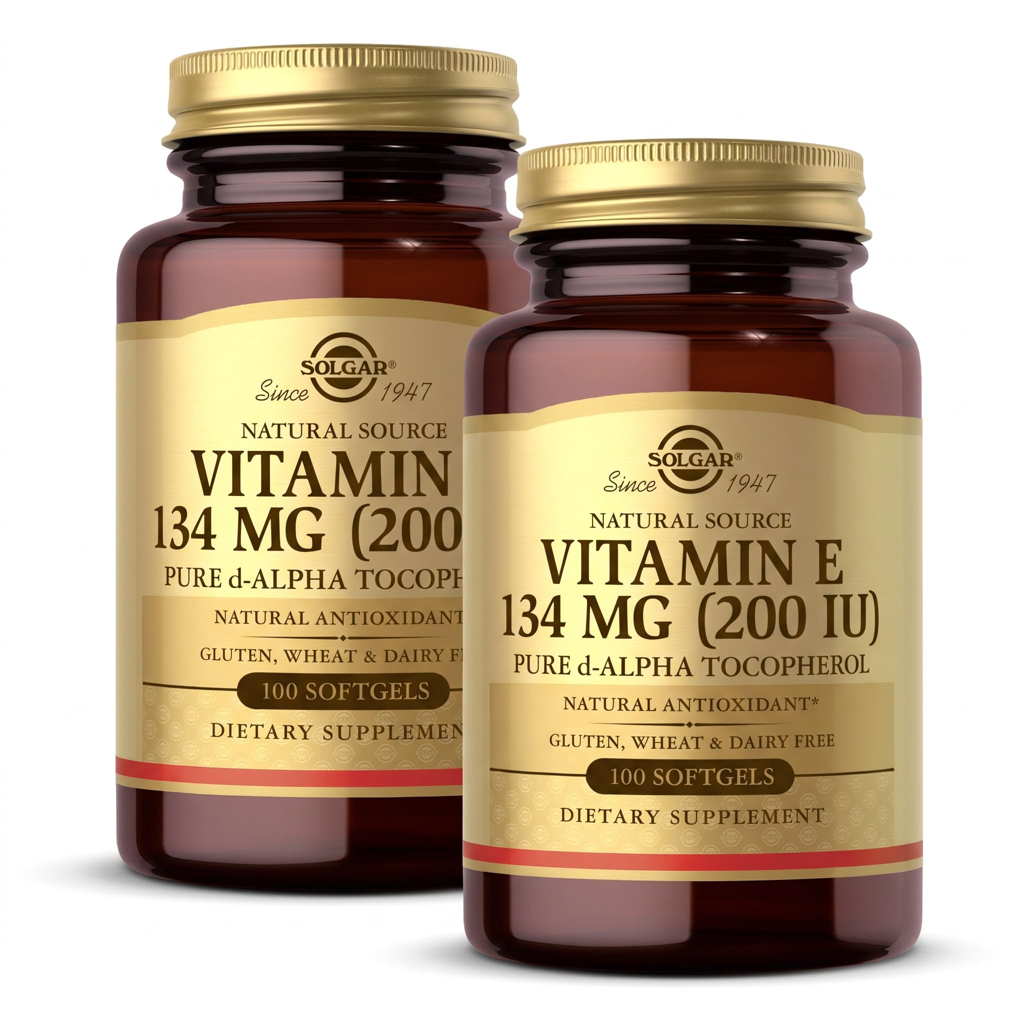 Solgar Vitamin E 200 IU Alpha, 100 Softgels - Antioxidant, Healthy Aging — Amazon image 7