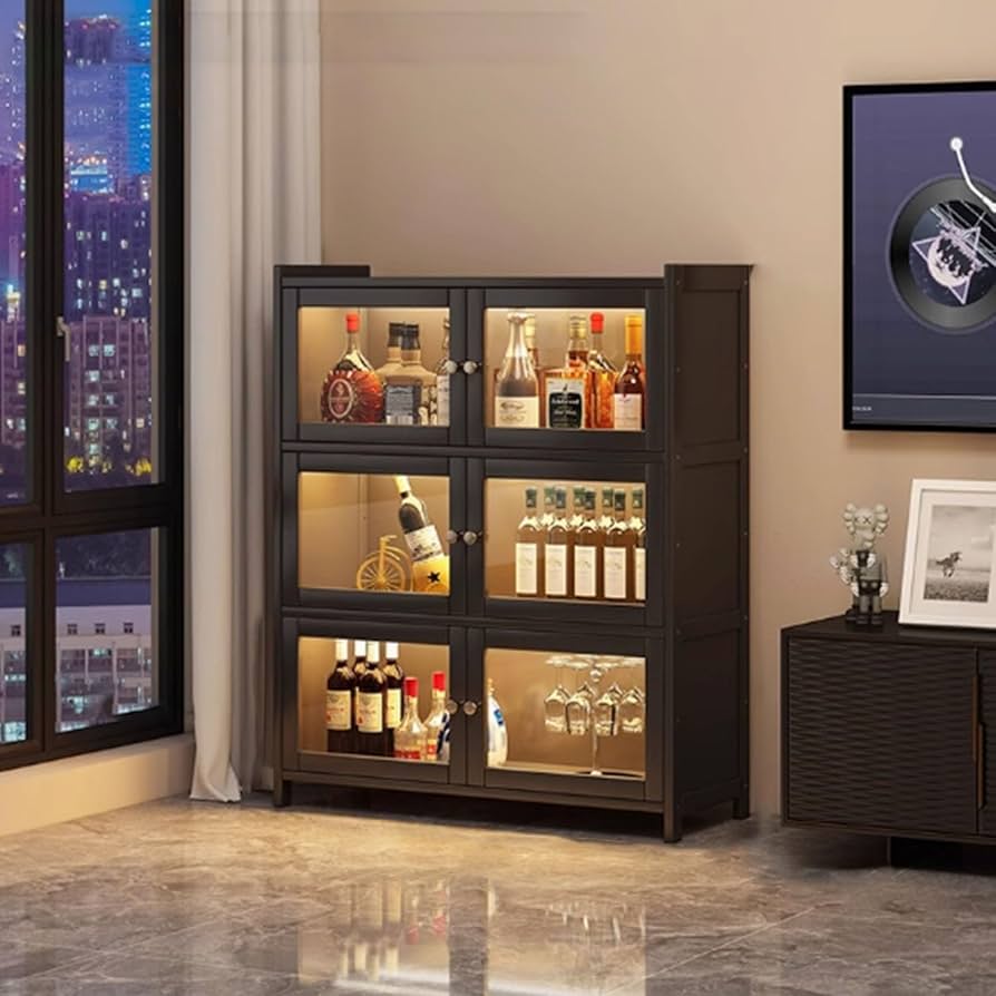 Amazon.co.jp: ウイスキー 棚 ウイスキー棚 おしゃれ 竹素材 大容量の5