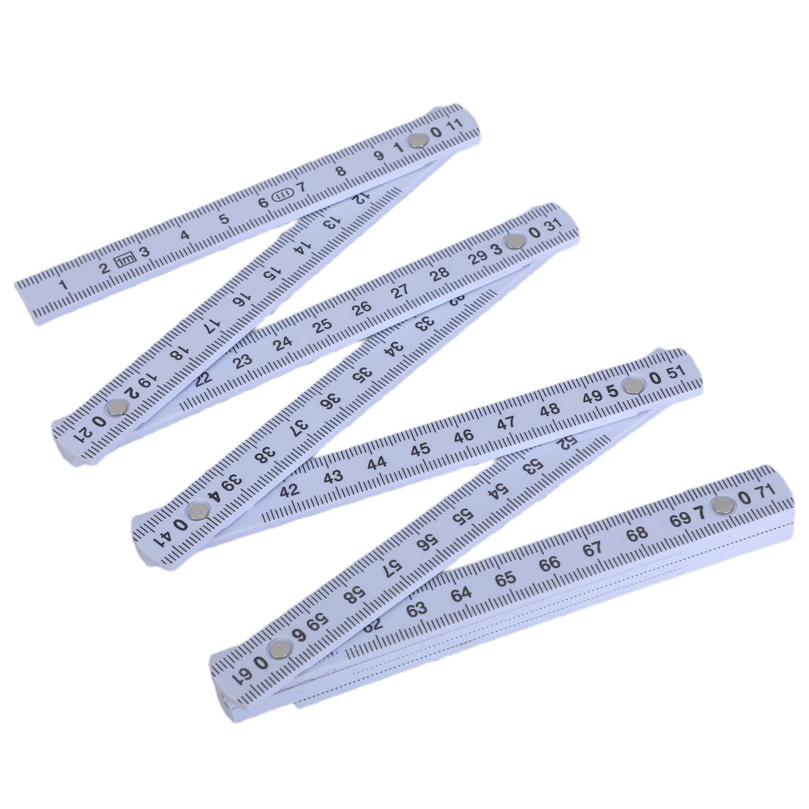 1meter Foldable Ruler with Easy to Read Printed Scale Measuring Upgrades for Construction & Educational Setting Home Renovations Tool