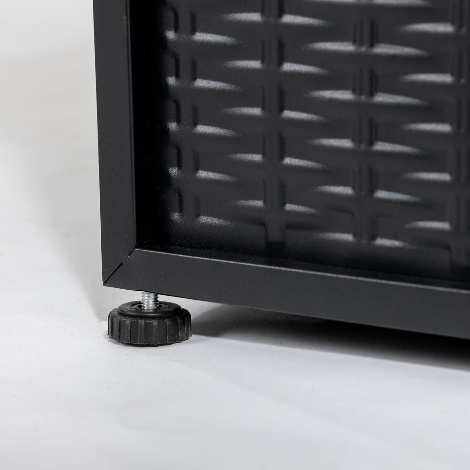 Imitation Woven Rattan Propane Tank Cover | Decorative 20LB Tank Hideaway | Indoor/Outdoor Side Table & Plant Stand