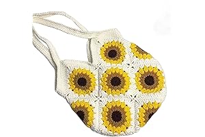 Retro Handmade Women&#x27;s Crochet Bag
