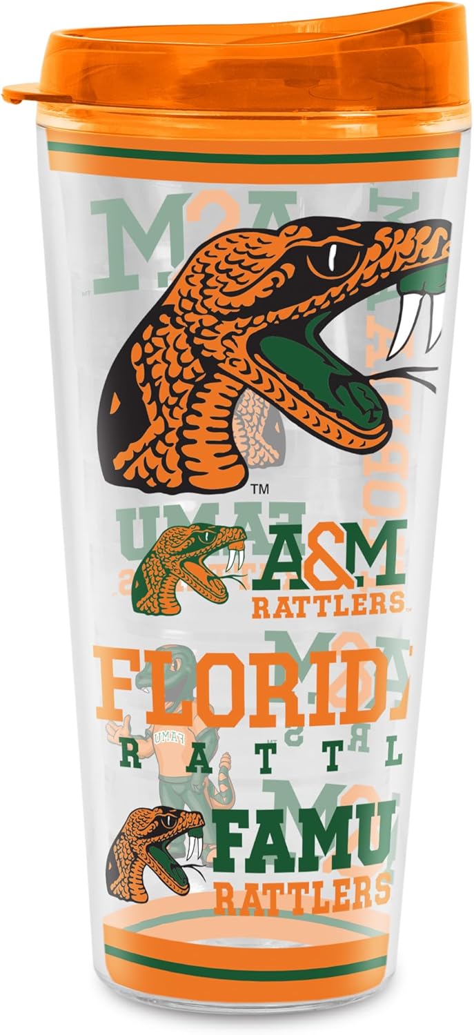 Rico Industries NCAA College Double Wall Mayhem 16oz Or 20oz Tritan Tumbler W Lid