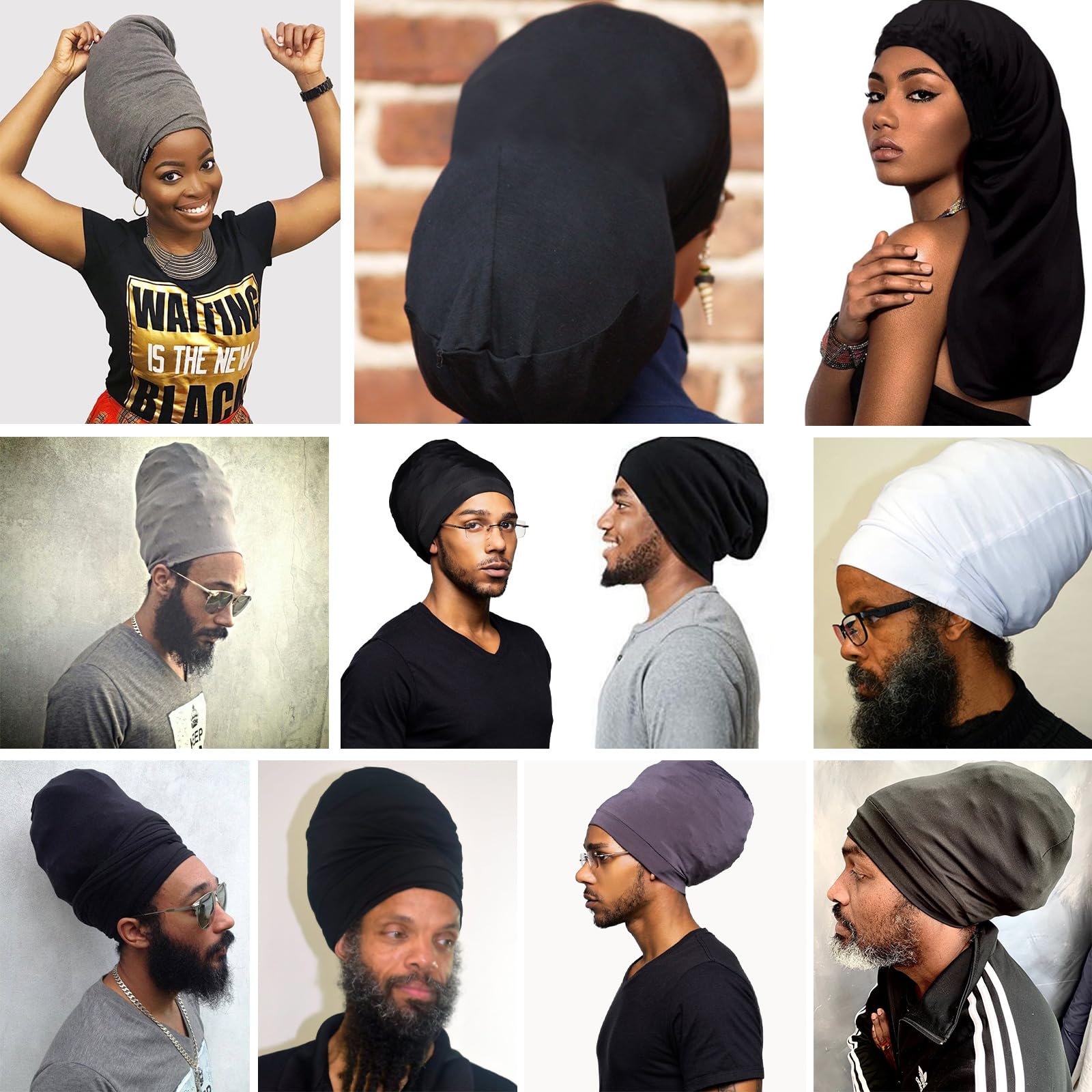 Loc Sock | Loc Cap Open Back | Hair Cap | Sleeping Cap | Loc Sleep