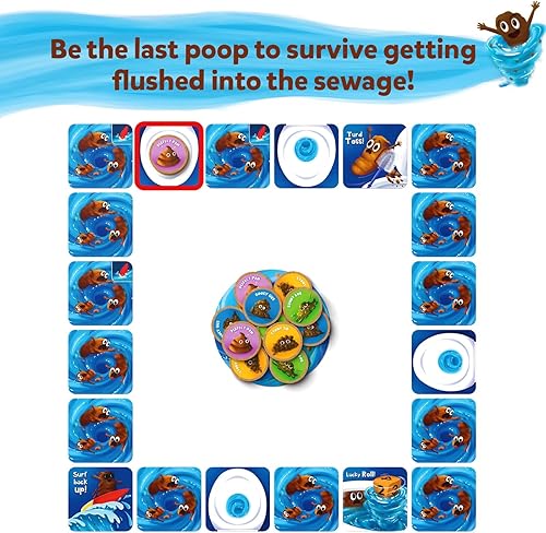 Vista 4 de Skillmatics Juego de cartas - Poop Wars, juego de estrategia de ritmo rápido, diversión navideña, juego de fiesta, regalos para niños y niñas de 6