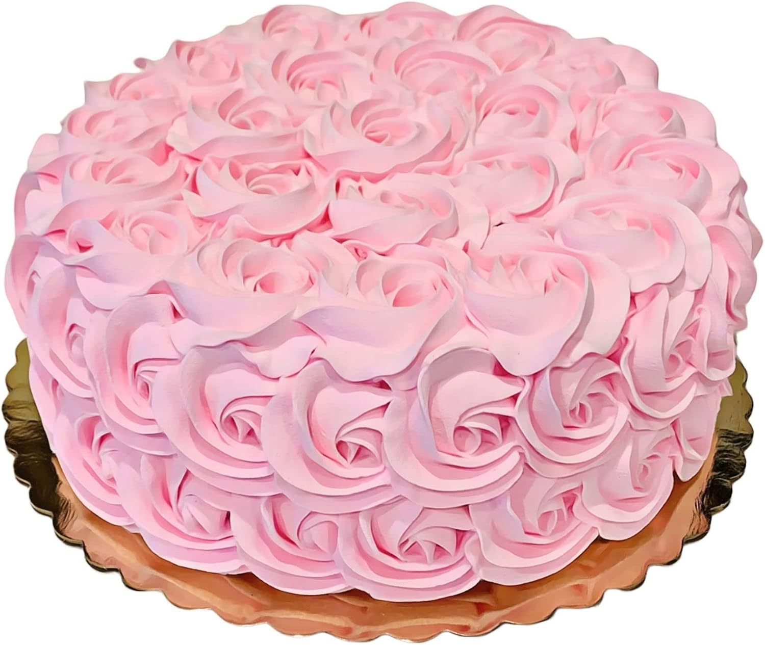 Fake Cake Pink Rosette Cake Handmade by Dezicakes- Fake Cake -Artificial Cake