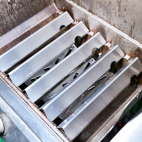 Miniatura 55 de QuliMetal 66033 Barras aromatizantes para Weber Genesis II E-410/E-415/E-435, piezas de parrilla para parrillas de gas Weber GS4 Genesis II LX serie