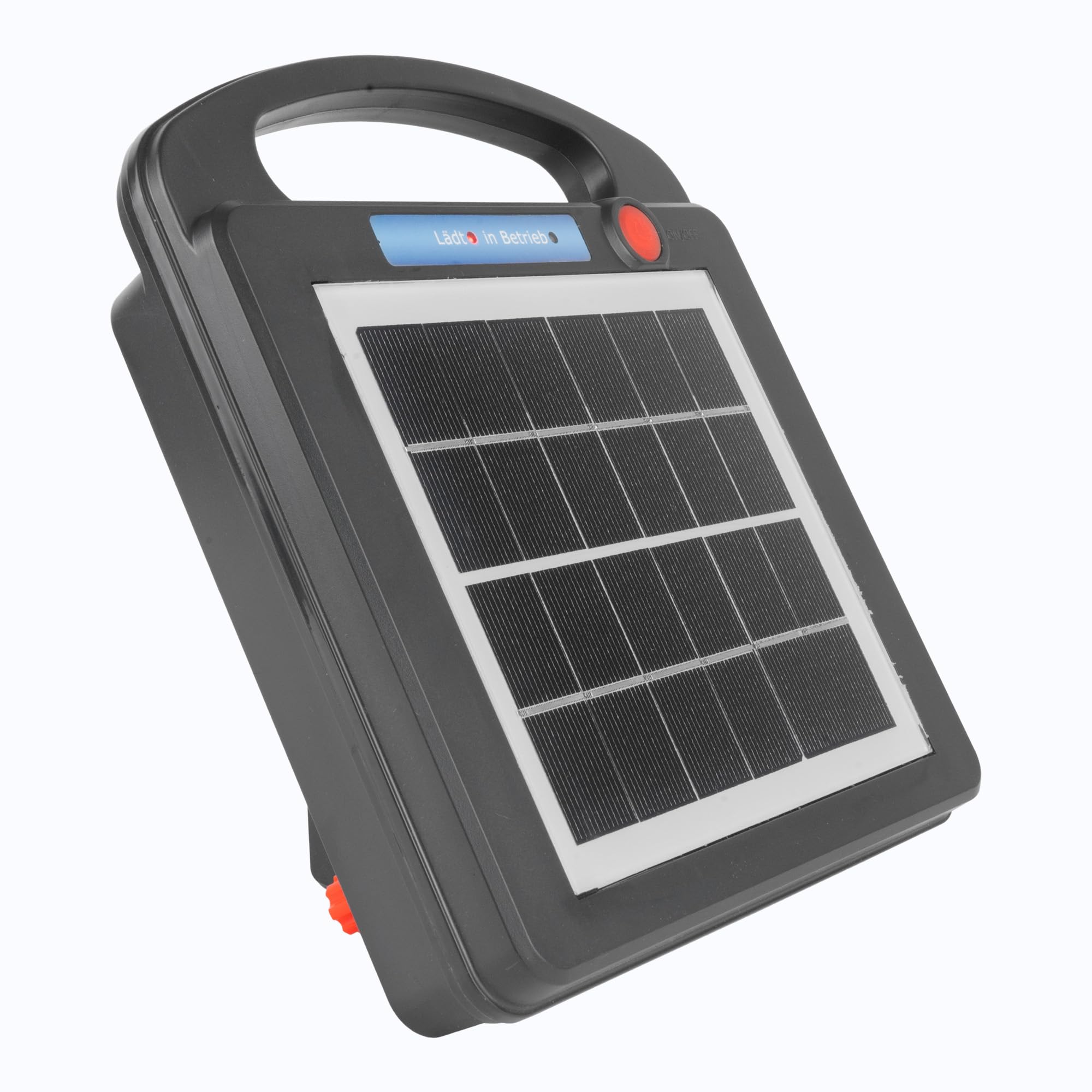 JWS Recinzione Elettrica Solare 12 V, 2,2 km, Nero, Rame, 1 Strando, Compatibile con Sistemi di Recinzione, Pannelli Solari, Prese di Corrente