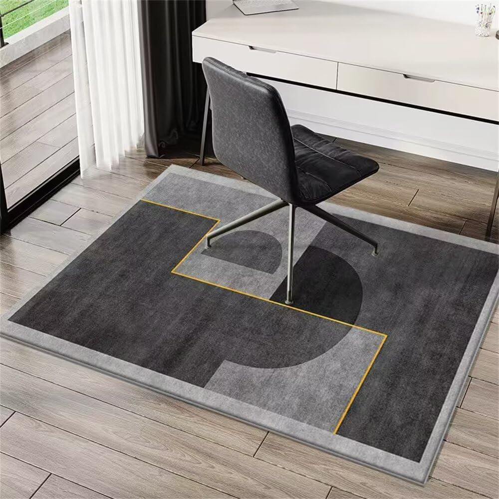Tapis accessoire cuisine jaune grisâtre rectangulaire long 80x160